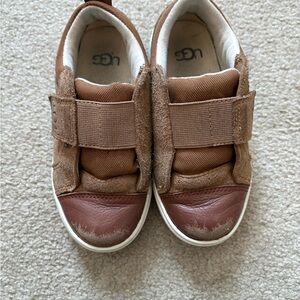 UGG Kids Tan and Brown Sneakers
